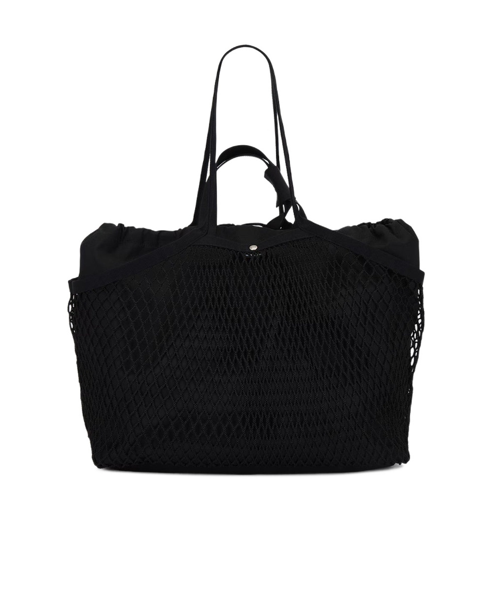 Balenciaga Letter Pattern Shoulder Bag In Black