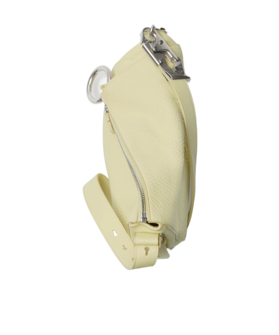 Burberry Sherbet Knight Leather Shoulder Bag In Nude