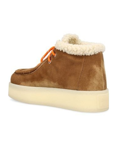 Miu Miu Logo Short Boots In Brown