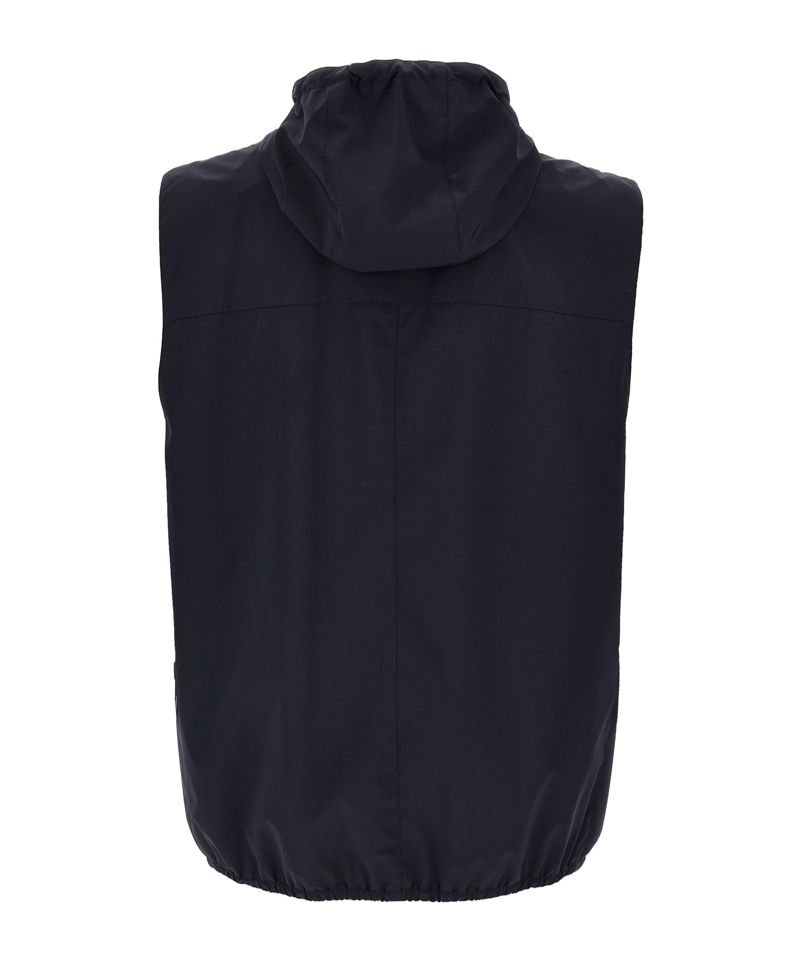 BRUNELLO CUCINELLI BRUNELLO CUCINELLI LOGO EMBROIDERED ZIP-UP SLEEVELESS VEST