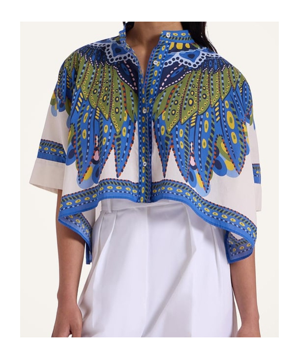 Shop La Doublej Mini Foulard Shirt