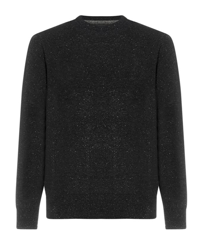 Barbour Tisbury Crewneck Knitted Jumper In Black