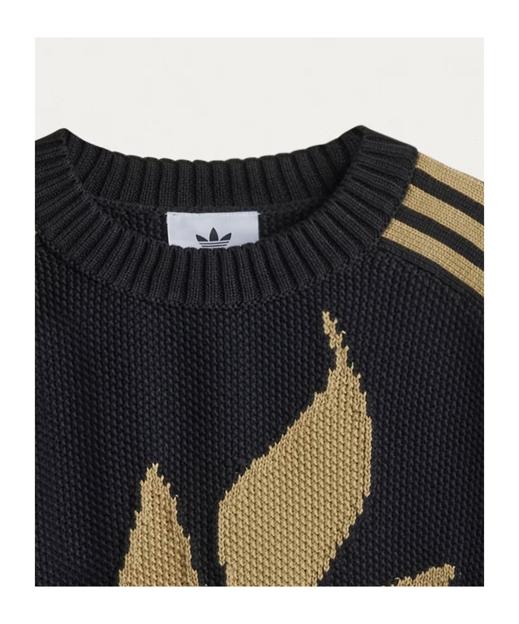 Shop Adidas Originals Floral-embroidered Jumper In Black
