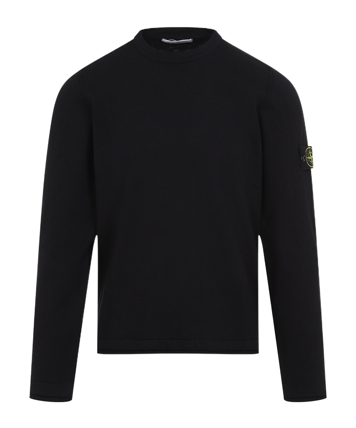 Stone Island Logo Sweatshirt In Black