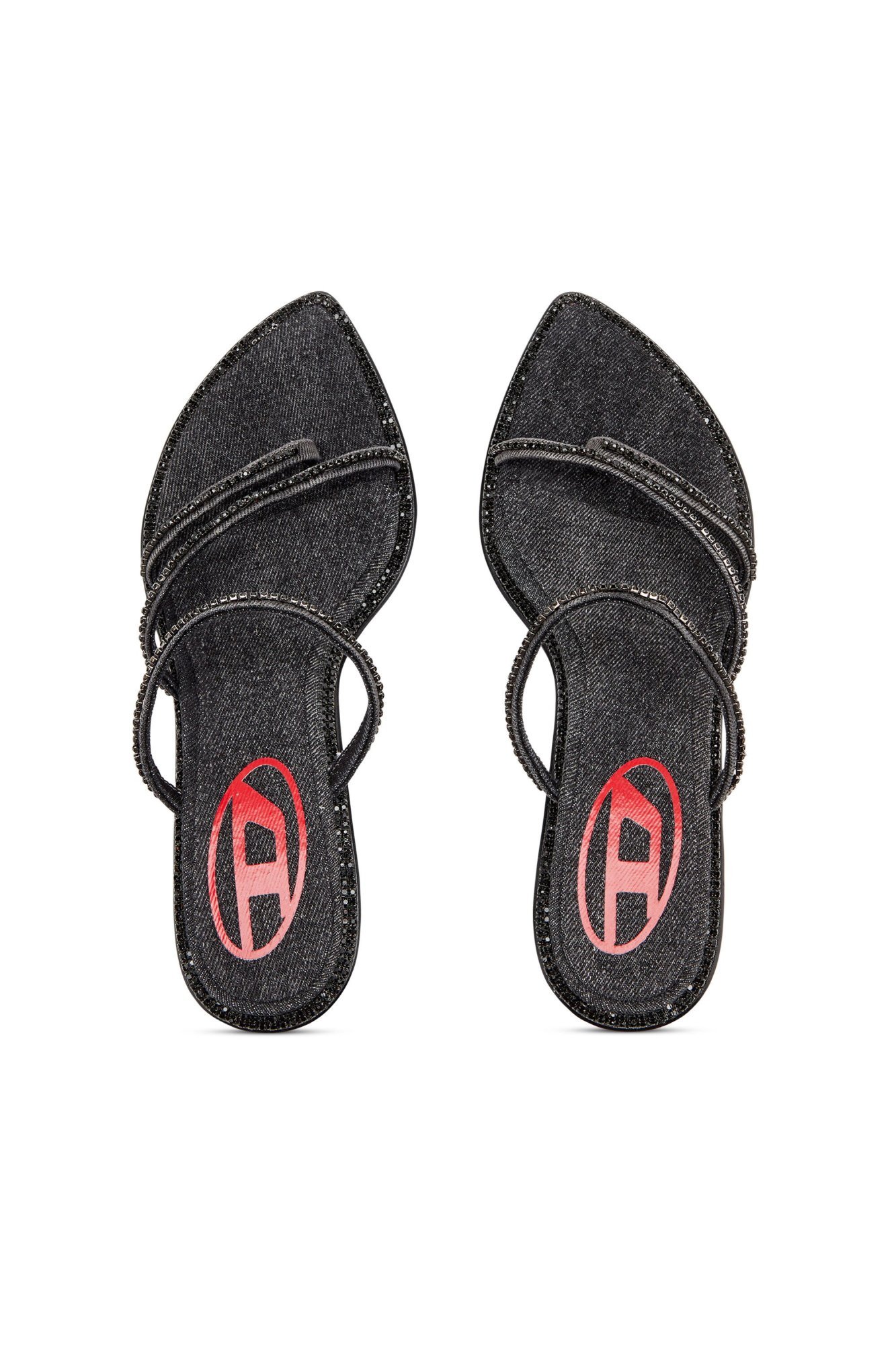 Diesel Black D-havanna Kittie Heels In Black