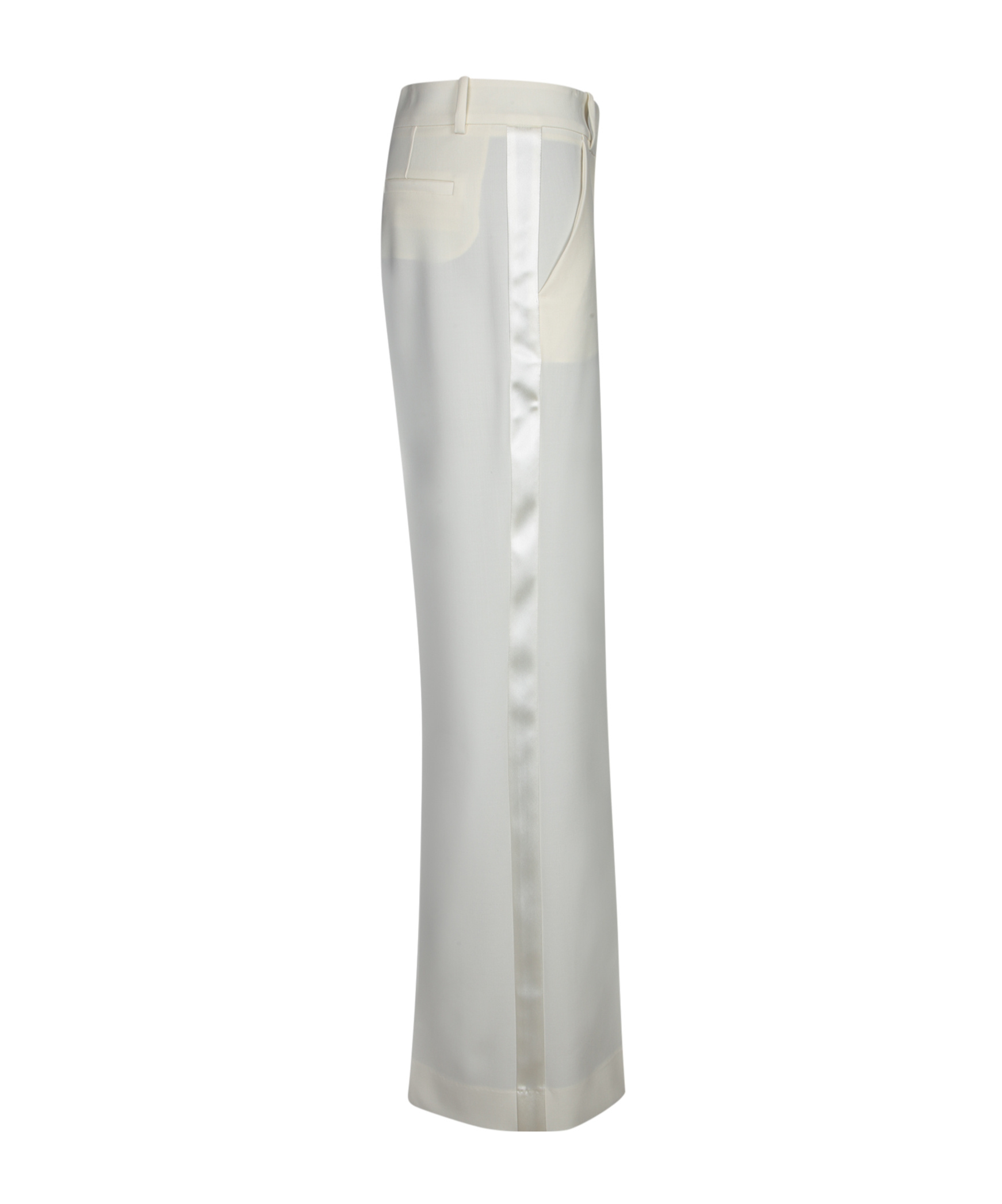 P.a.r.o.s.h Straight Leg Tailored Trousers In White