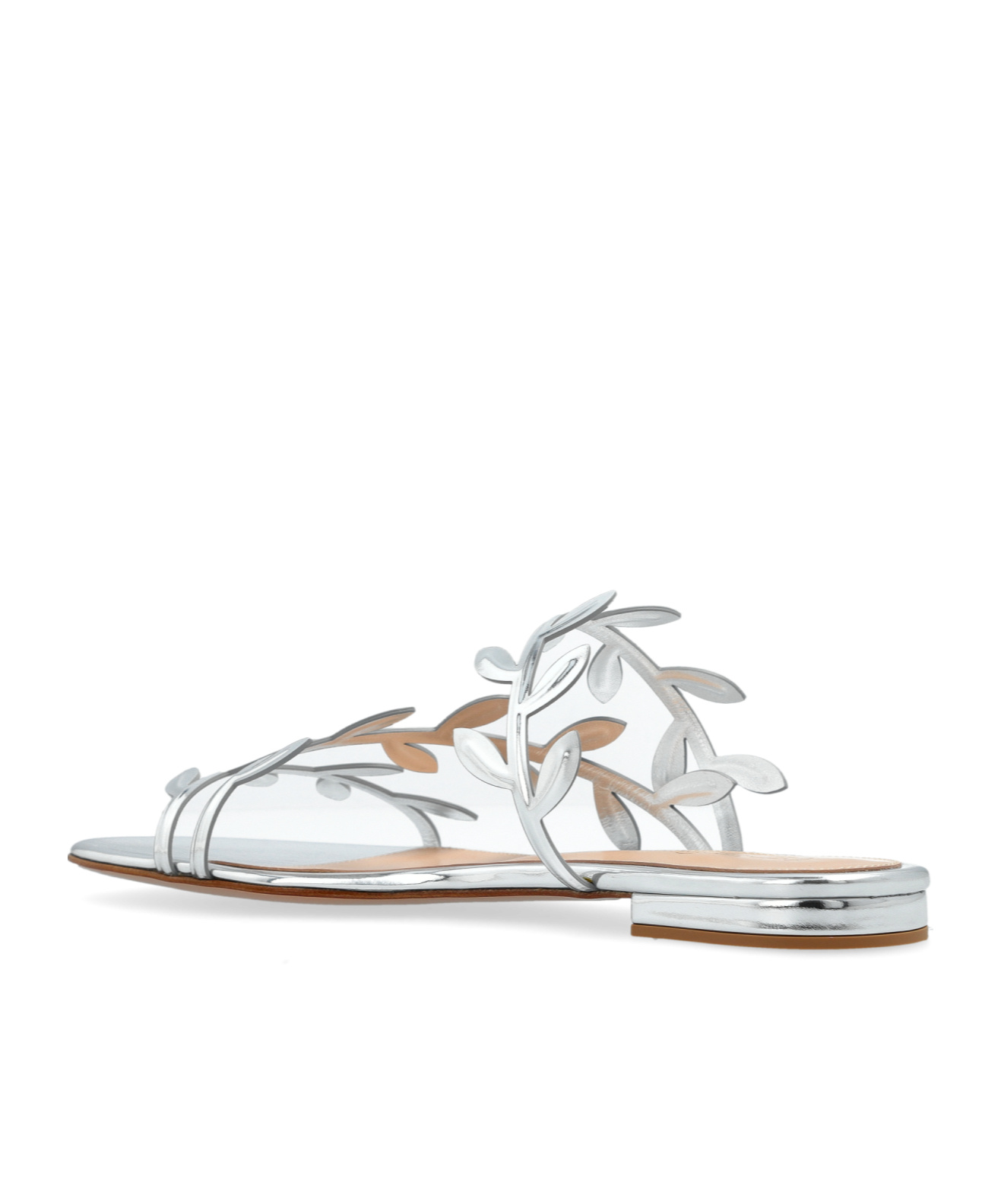 Gianvito Rossi Flavia Embellished Sandals In White