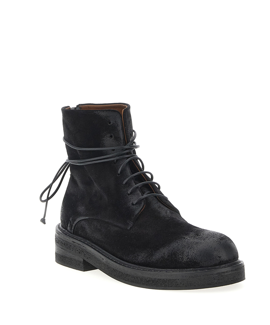 Marsèll Wrap Ankle Round Toe Textured Boots