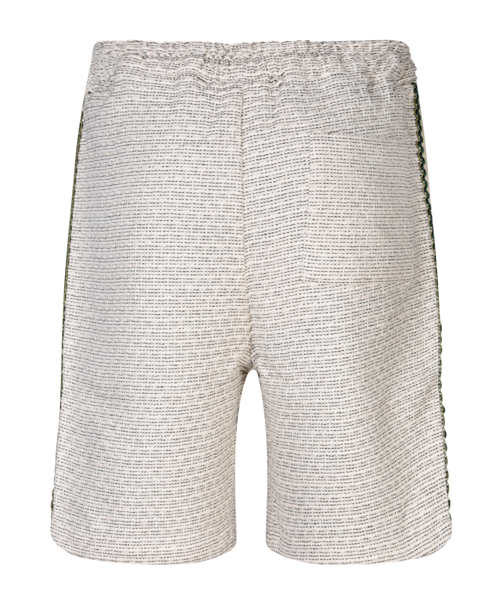 Drôle De Monsieur Cotton Blend Shorts With Drawstring In White