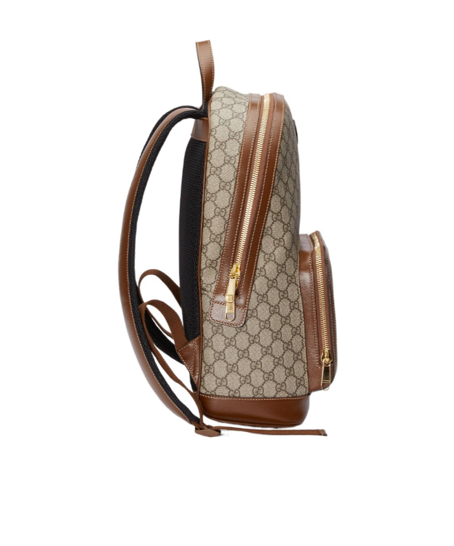 Gucci Gg Supreme Canvas Backpack In Nude
