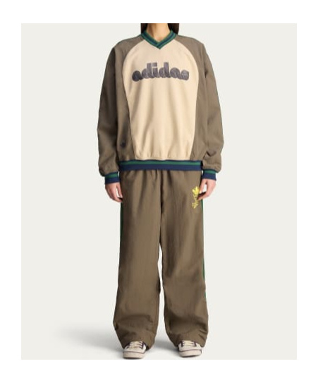 Adidas Originals X Brain Dead Logo Print Long-sleeved T-shirt In Brown