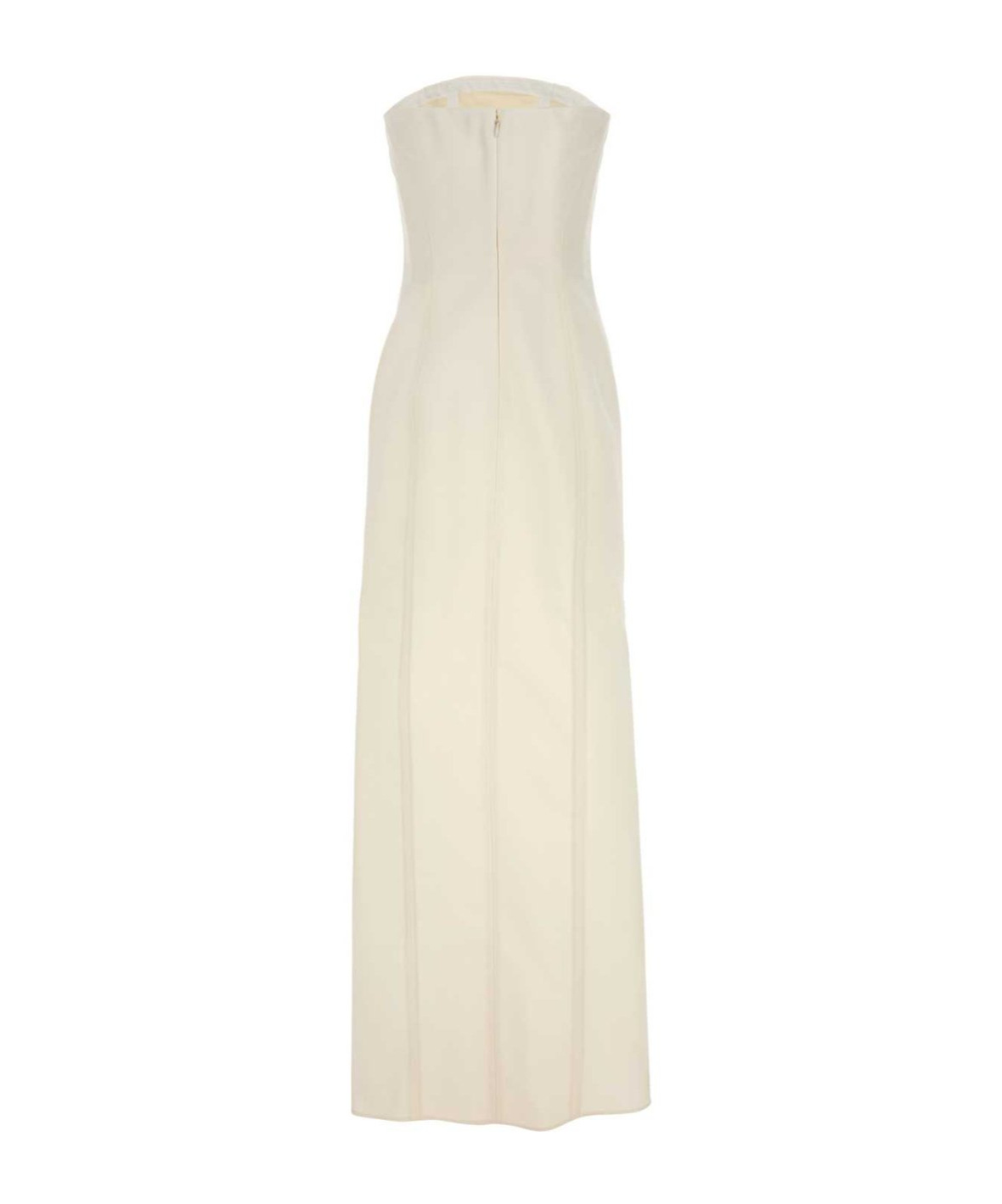 Stella Mccartney Stella Mc Cartney White Wool Long Dress In White