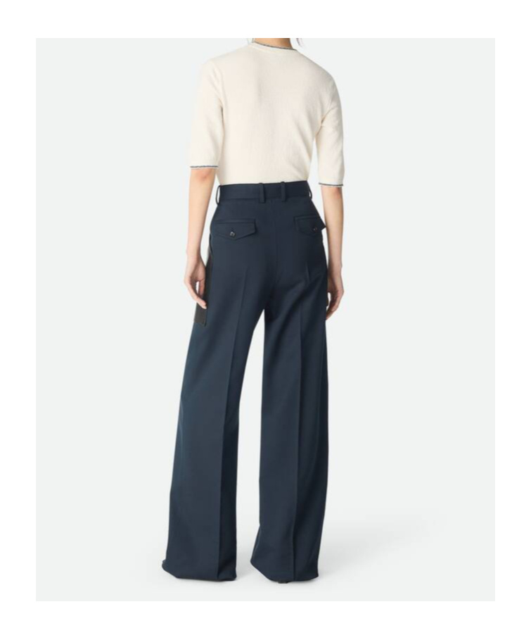 Bottega Veneta Hose Aus Wolle Und Baumwolle In Multi