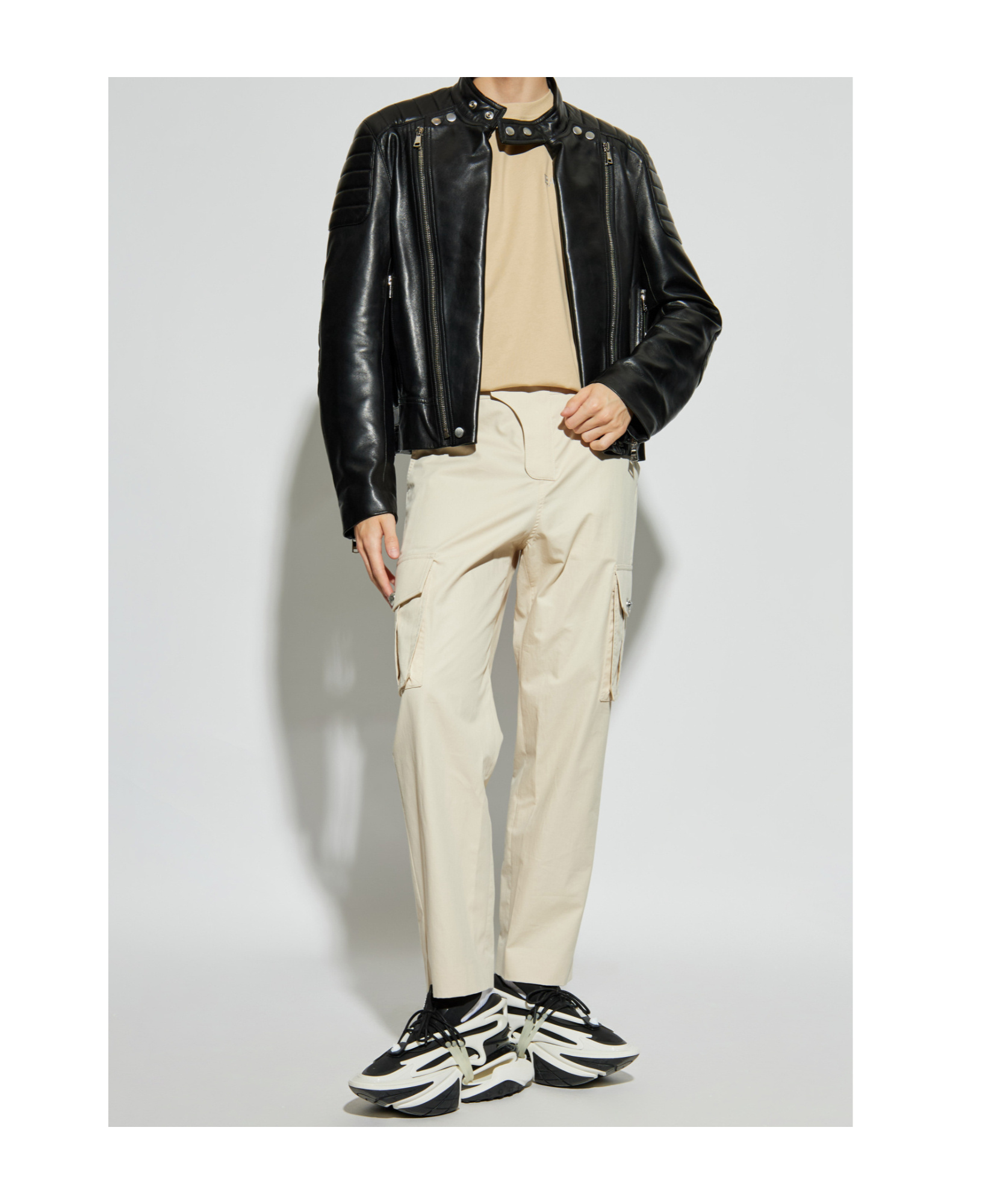 Balmain Logo-print T-shirt In Gold