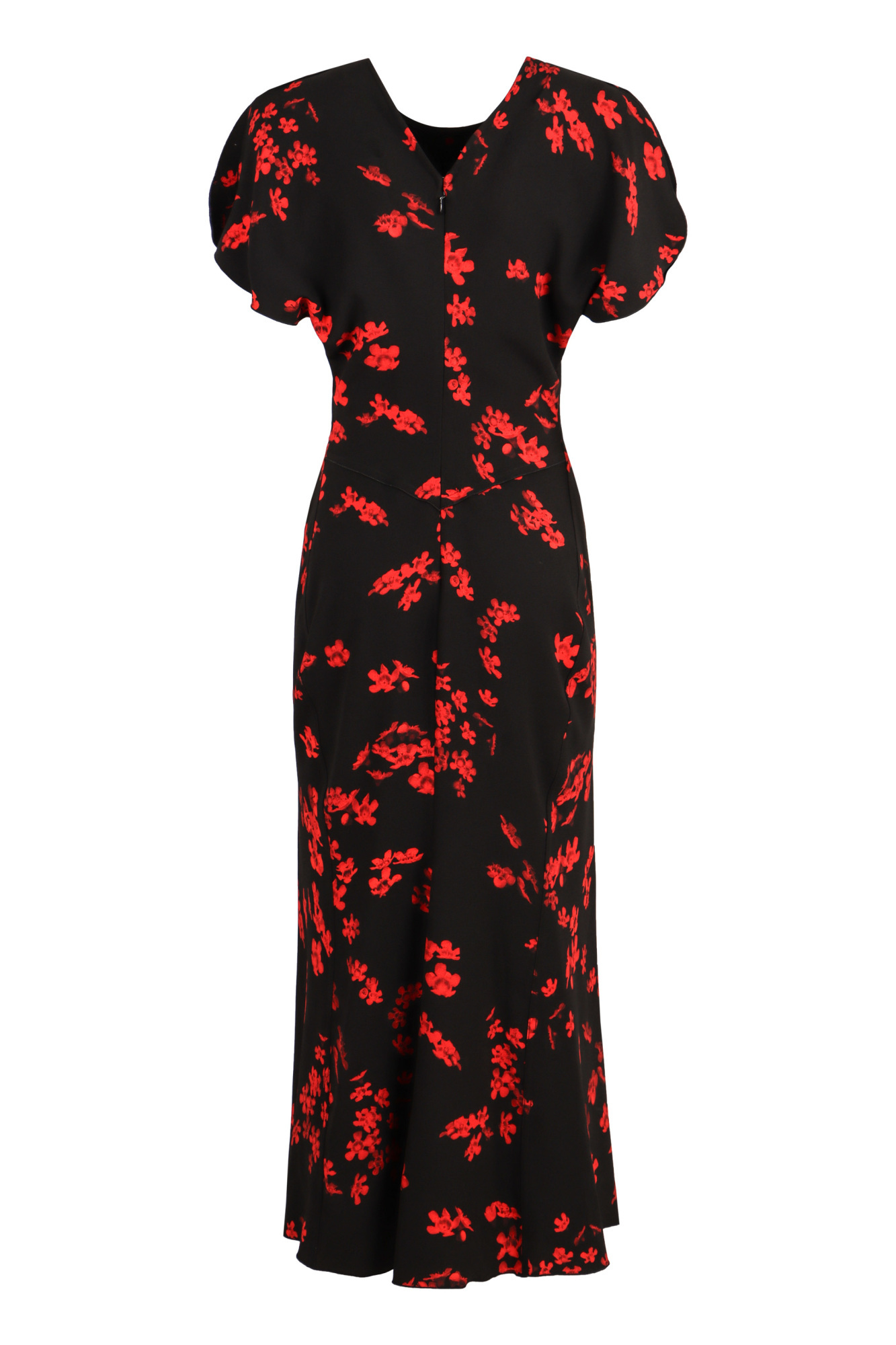 VICTORIA BECKHAM FLORAL PRINT DRESS