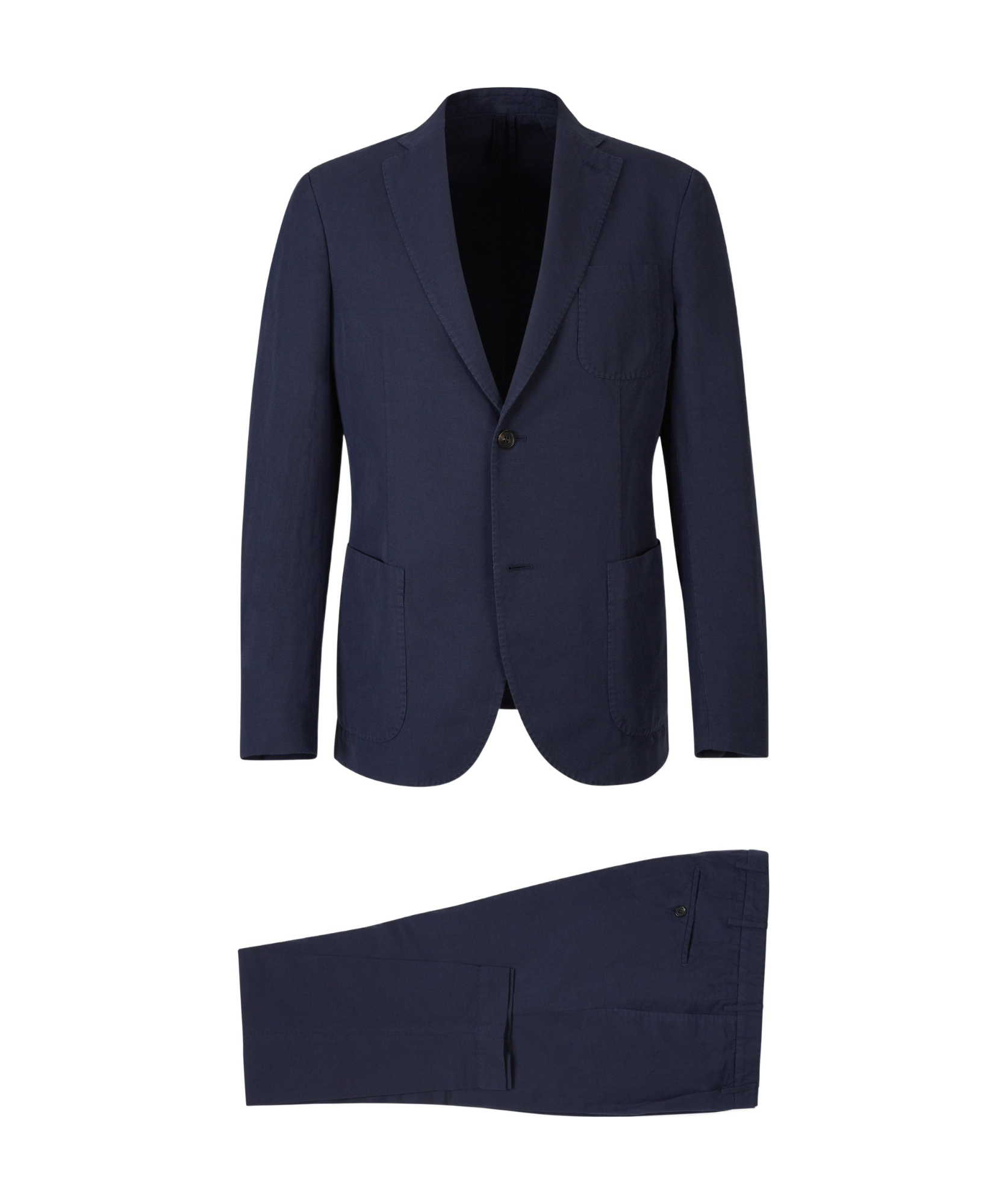 Incotex Plain Tailored Suit In Blue