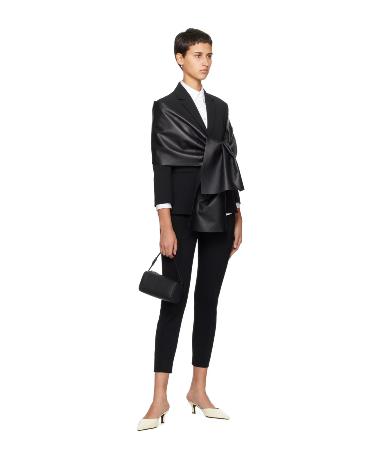 Shop The Row Kosso Low-waisted Casual Pants In Black