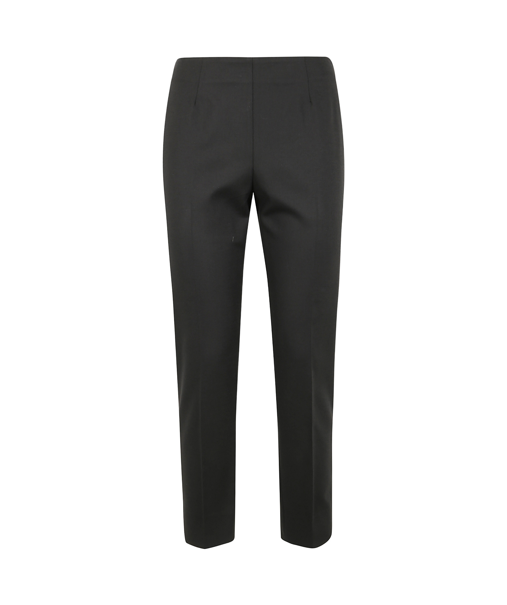 Shop Peserico Cropped Tailored Trousers In Black
