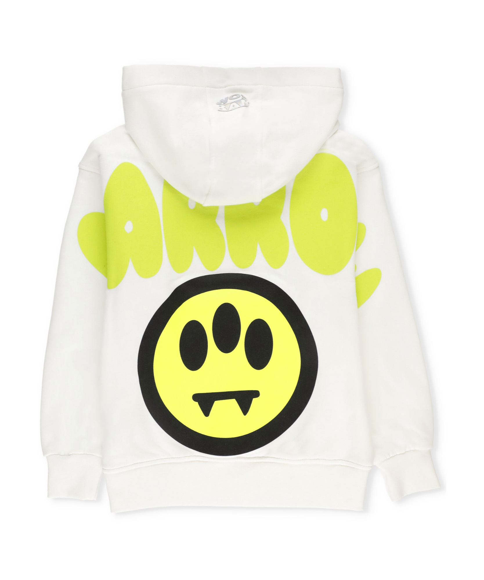 Barrow Logo-print Cotton Hoodie In White