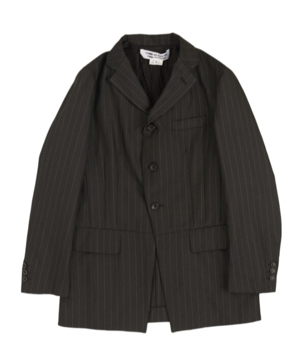 Comme Des Garçons Long-sleeved Casual Jacket In Black