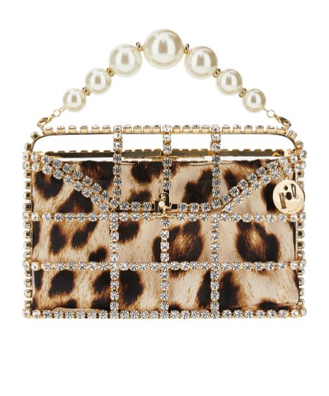 Rosantica Front Decorative Handbag In Nude
