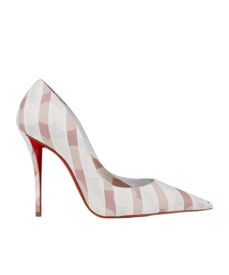 Christian Louboutin Miss Z 100 Mm Pumps In White