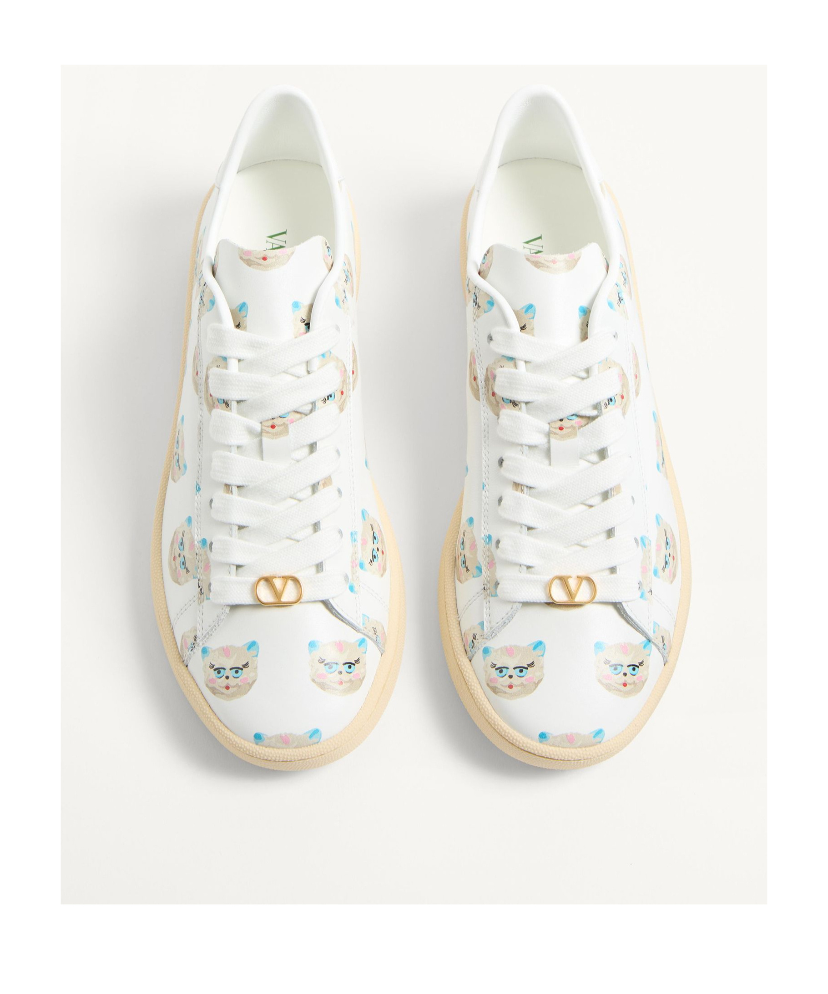 Valentino Royco Le Chat De La Maison Sneakers In White