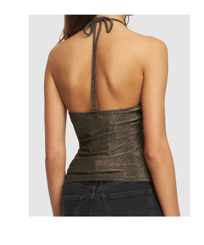 REFORMATION ANDERS HALTER NECK TOP