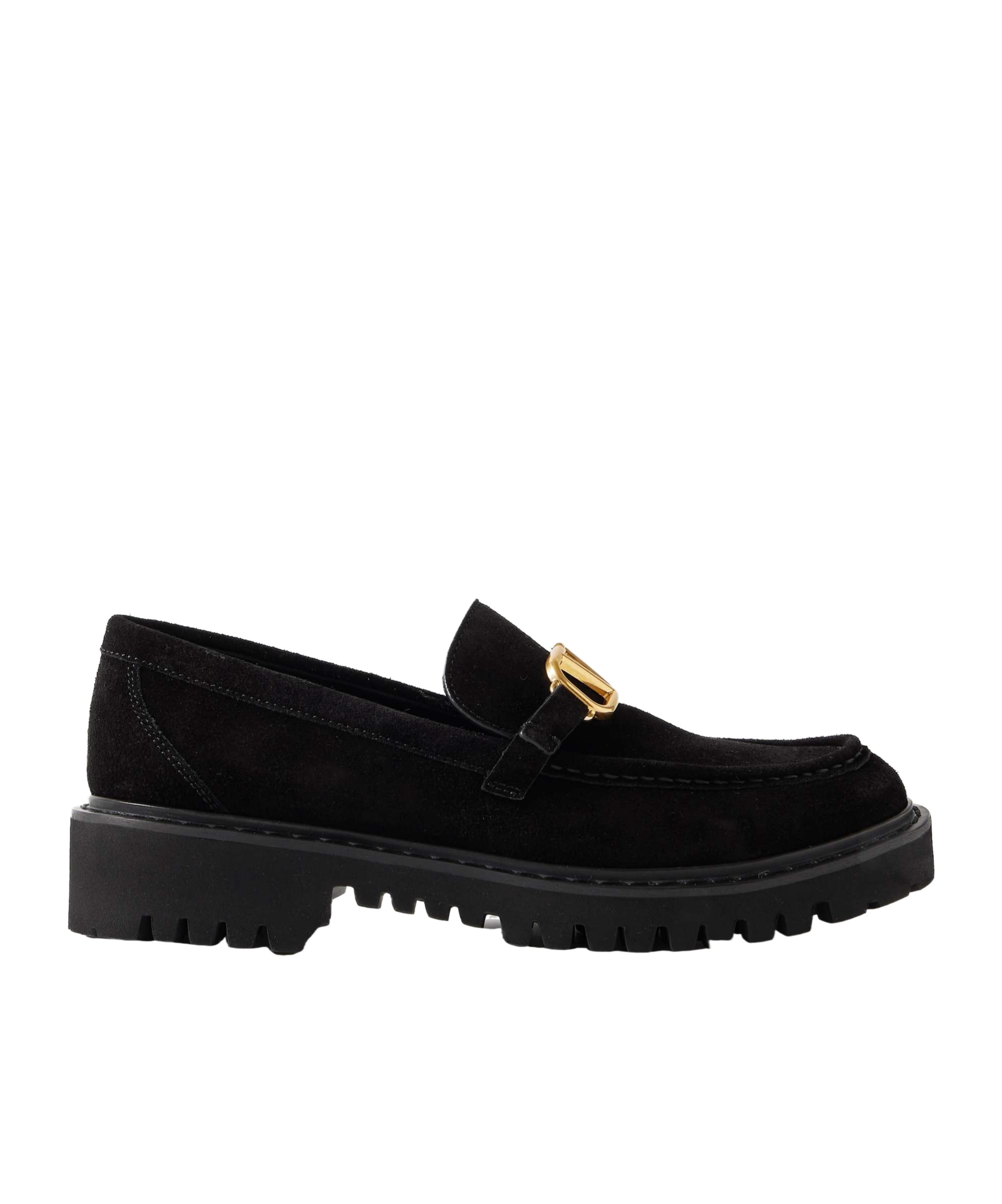 Valentino Garavani Vlogo Signature Loafers In Black