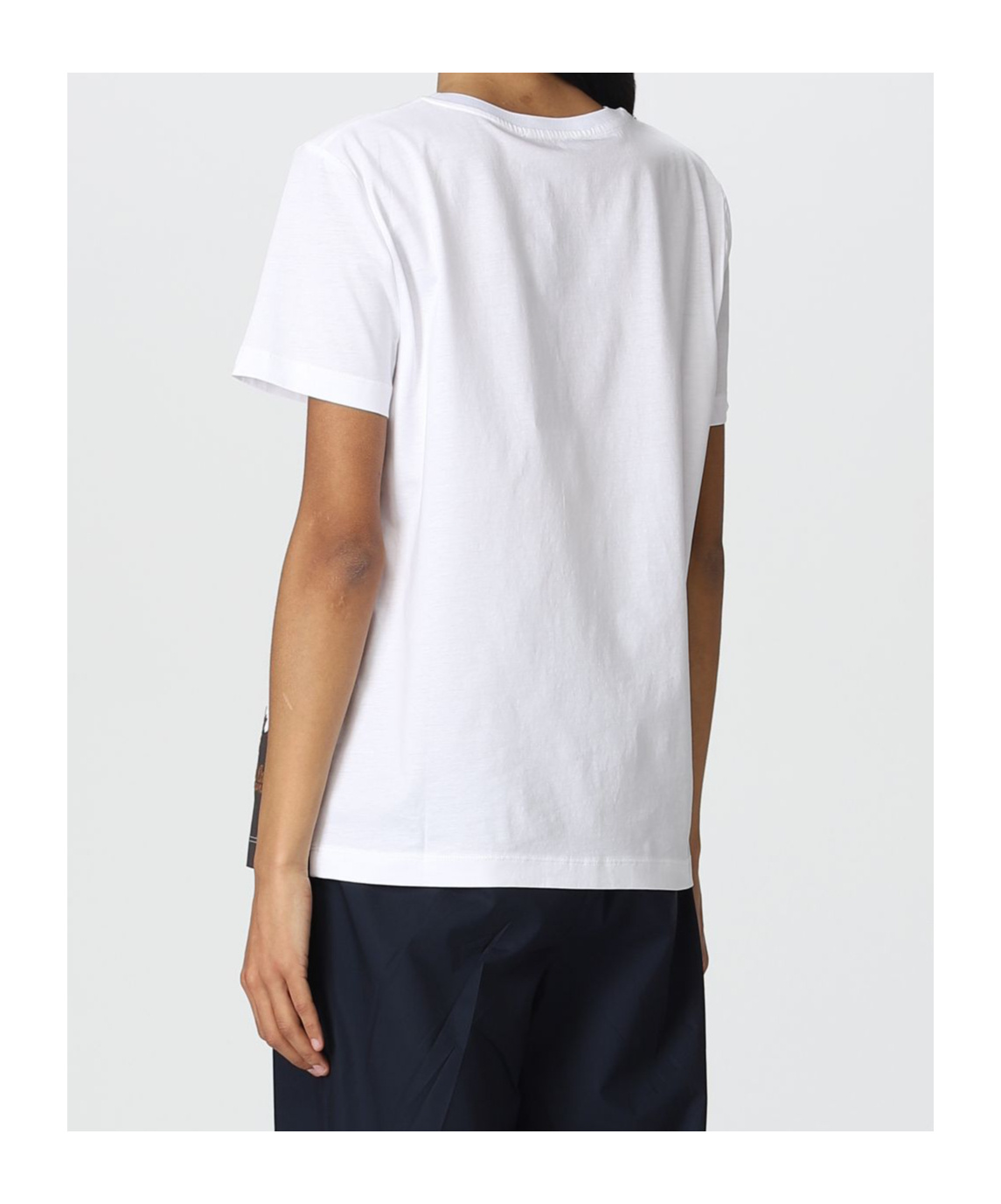 Max Mara Short-sleeved T-shirt In White