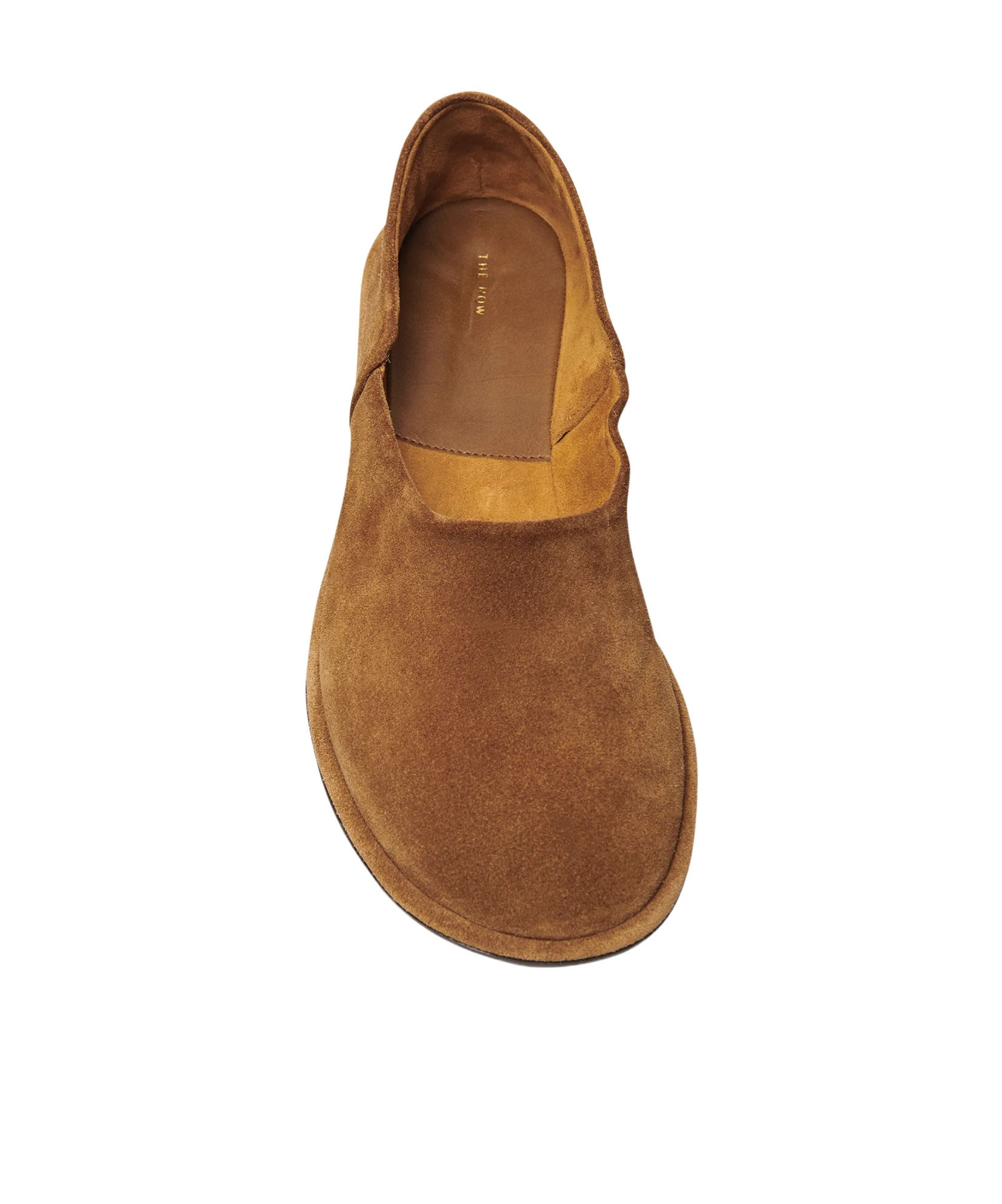 The Row Canal Slip On Loafers In Brown