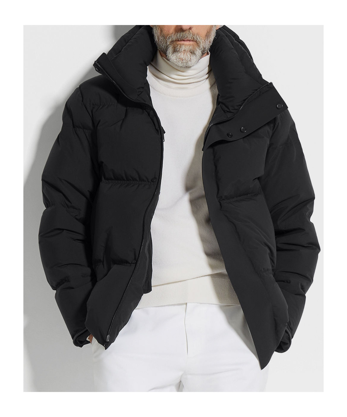 ZEGNA ZEGNA HOODED DOWN JACKET
