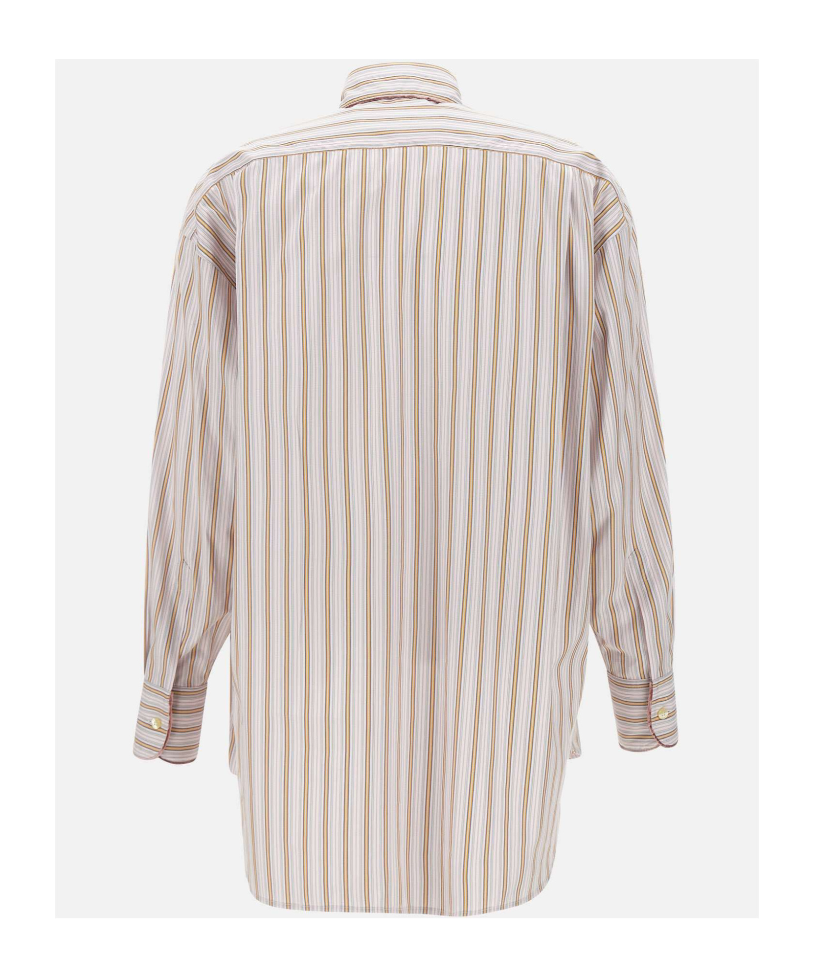 Shop Etro Long Sleeve Shirt In White