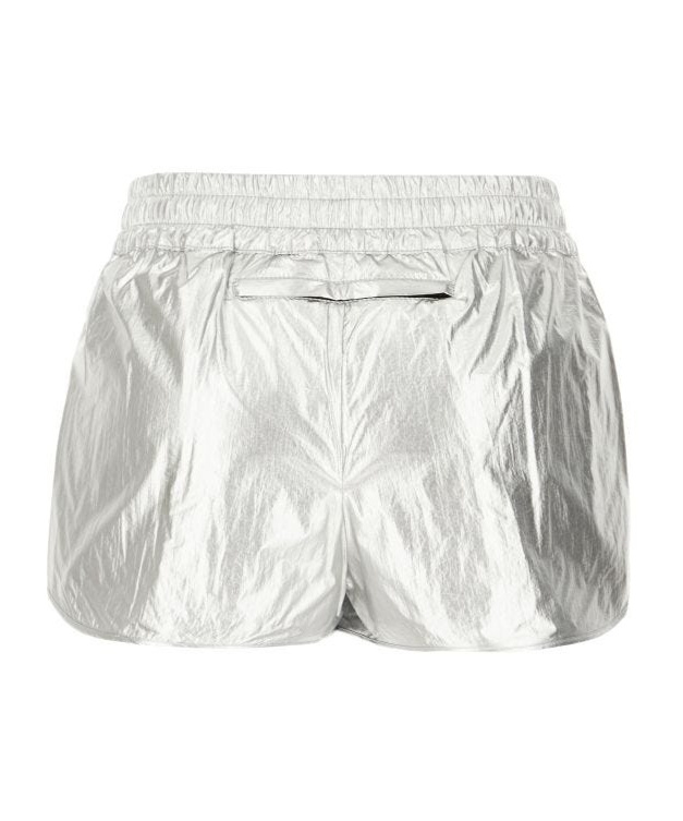 Golden Goose Metallic Shorts In White
