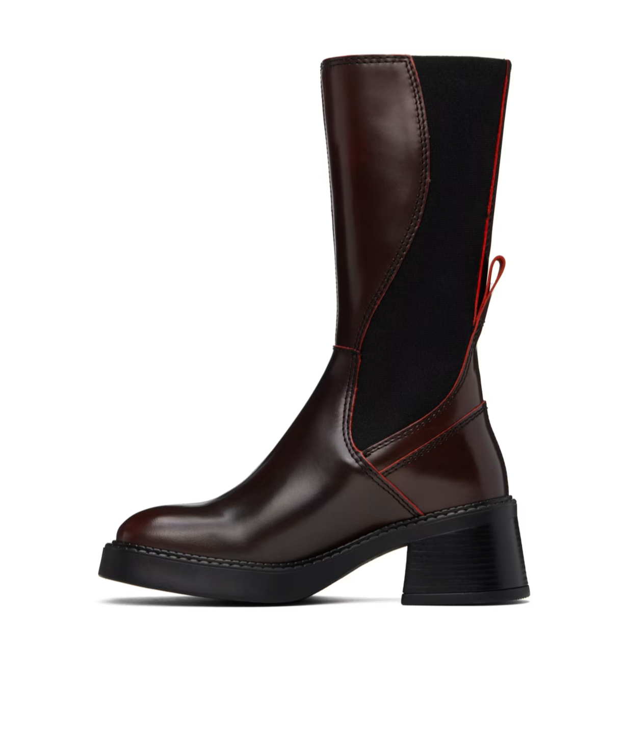 Miista Flabia Round Head Short Boots In Black