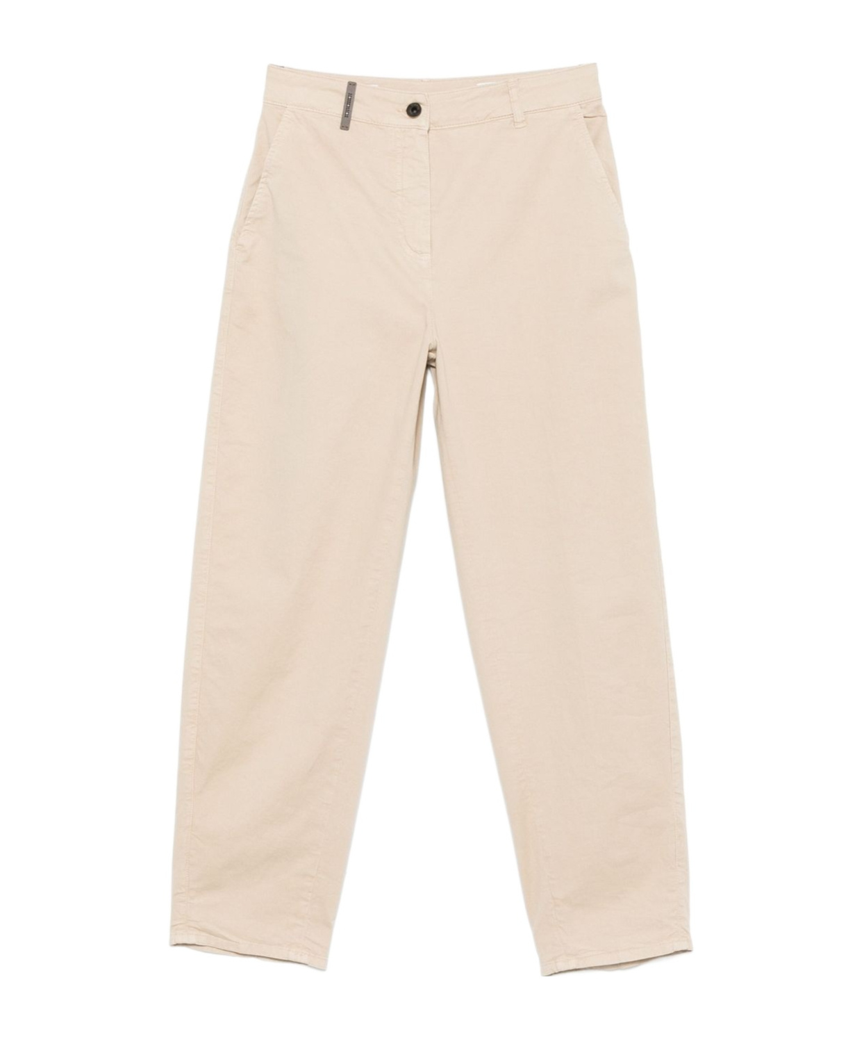 Peserico Tapered Trousers In Nude