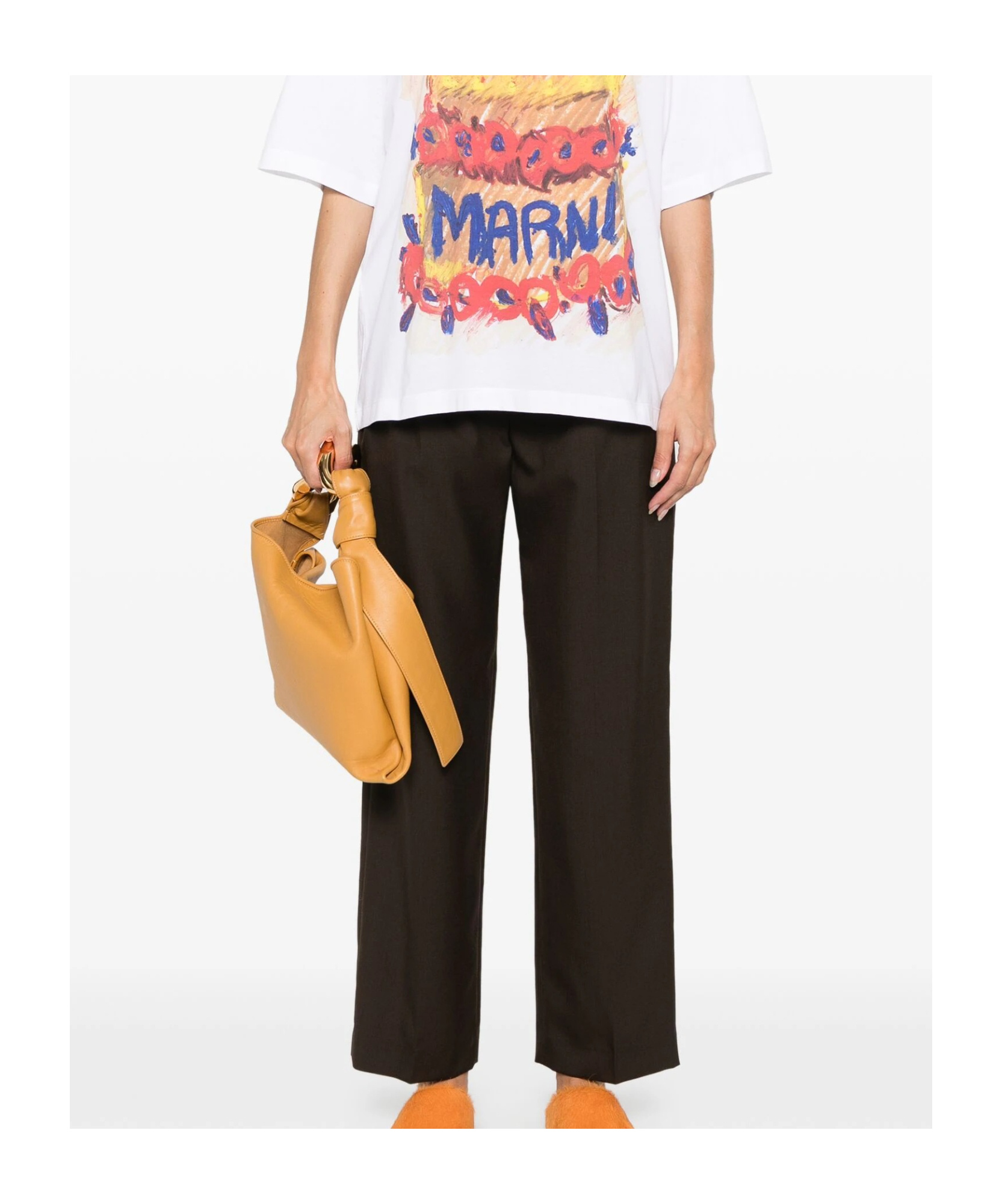 Marni Pleat-detail Trousers In Black