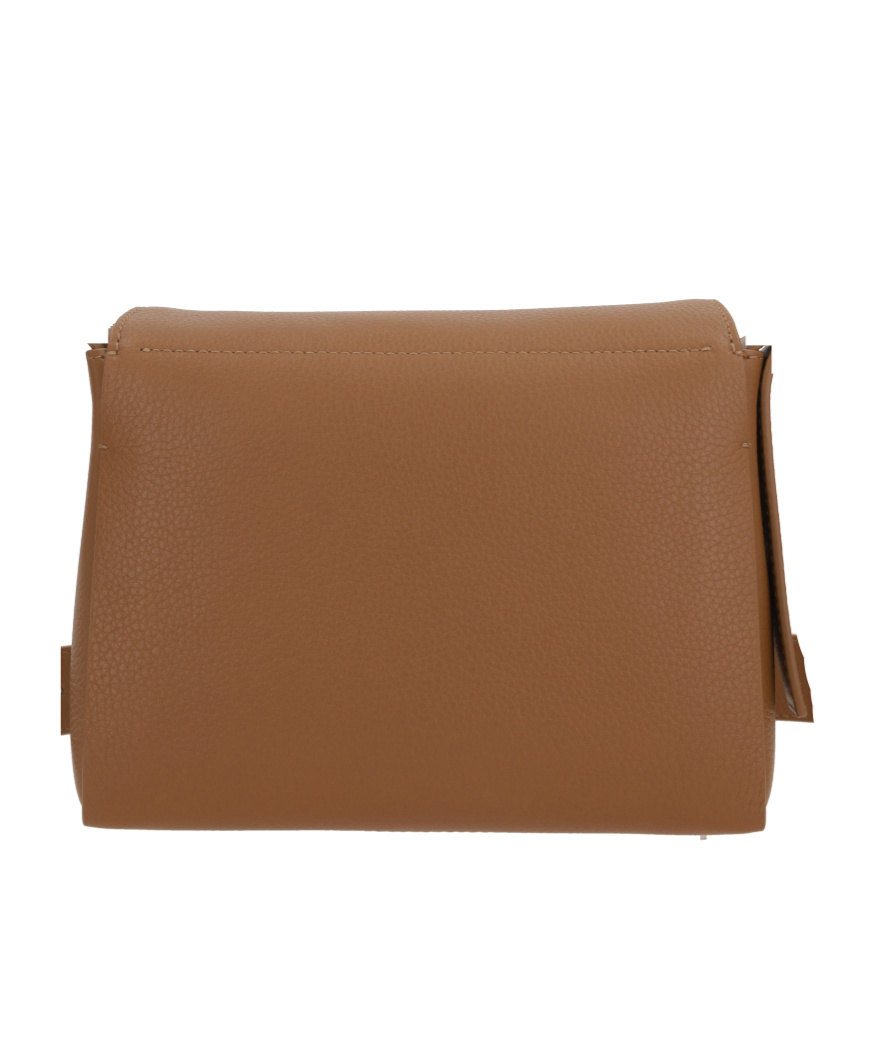 Jil Sander Messenger Brown Leather Crossbody Bag In Brown