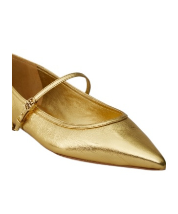 Shop Tory Burch Buck-down Mary Jane Shoes In Nude