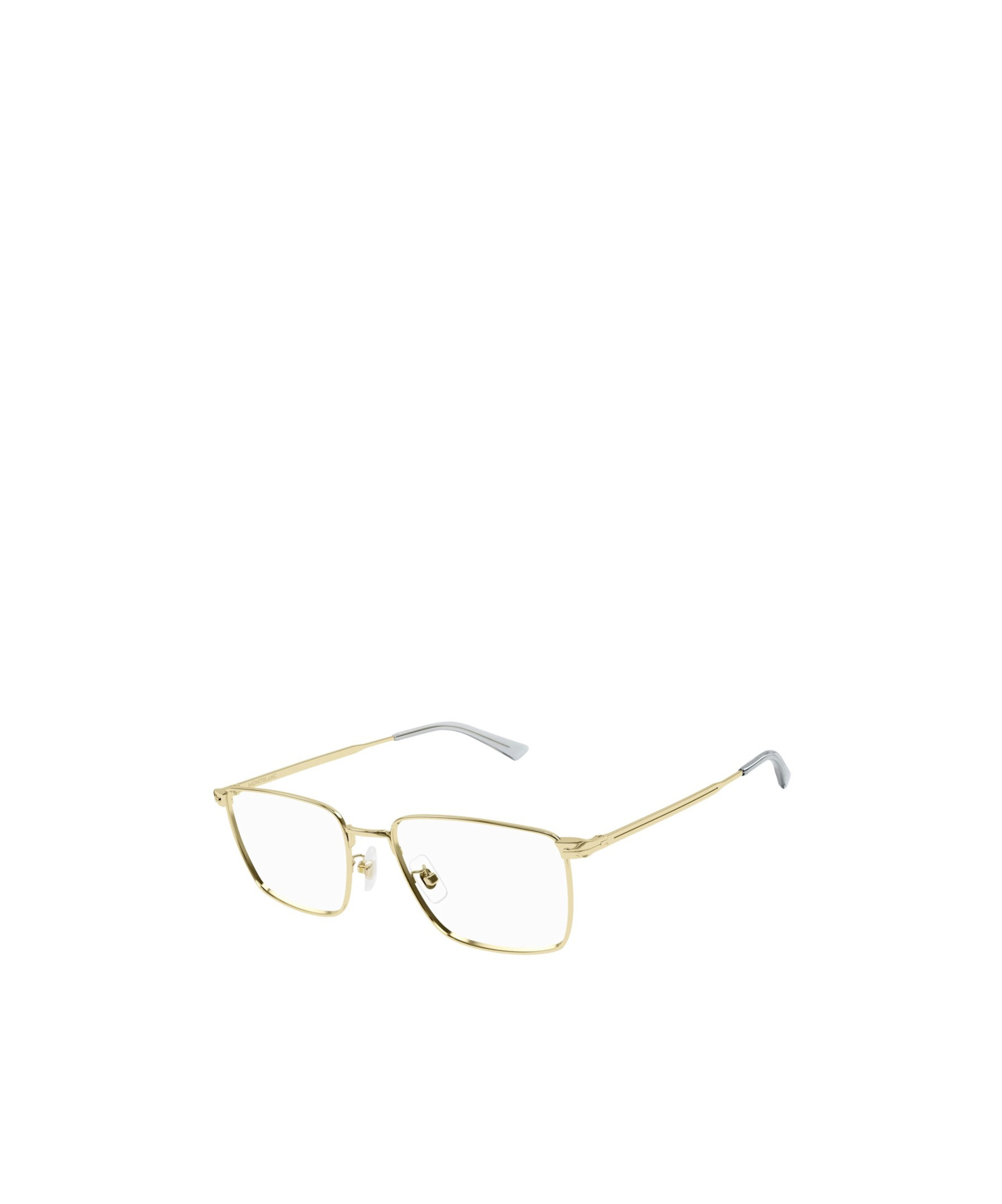 Montblanc Rectangle Frame Glasses In Nude