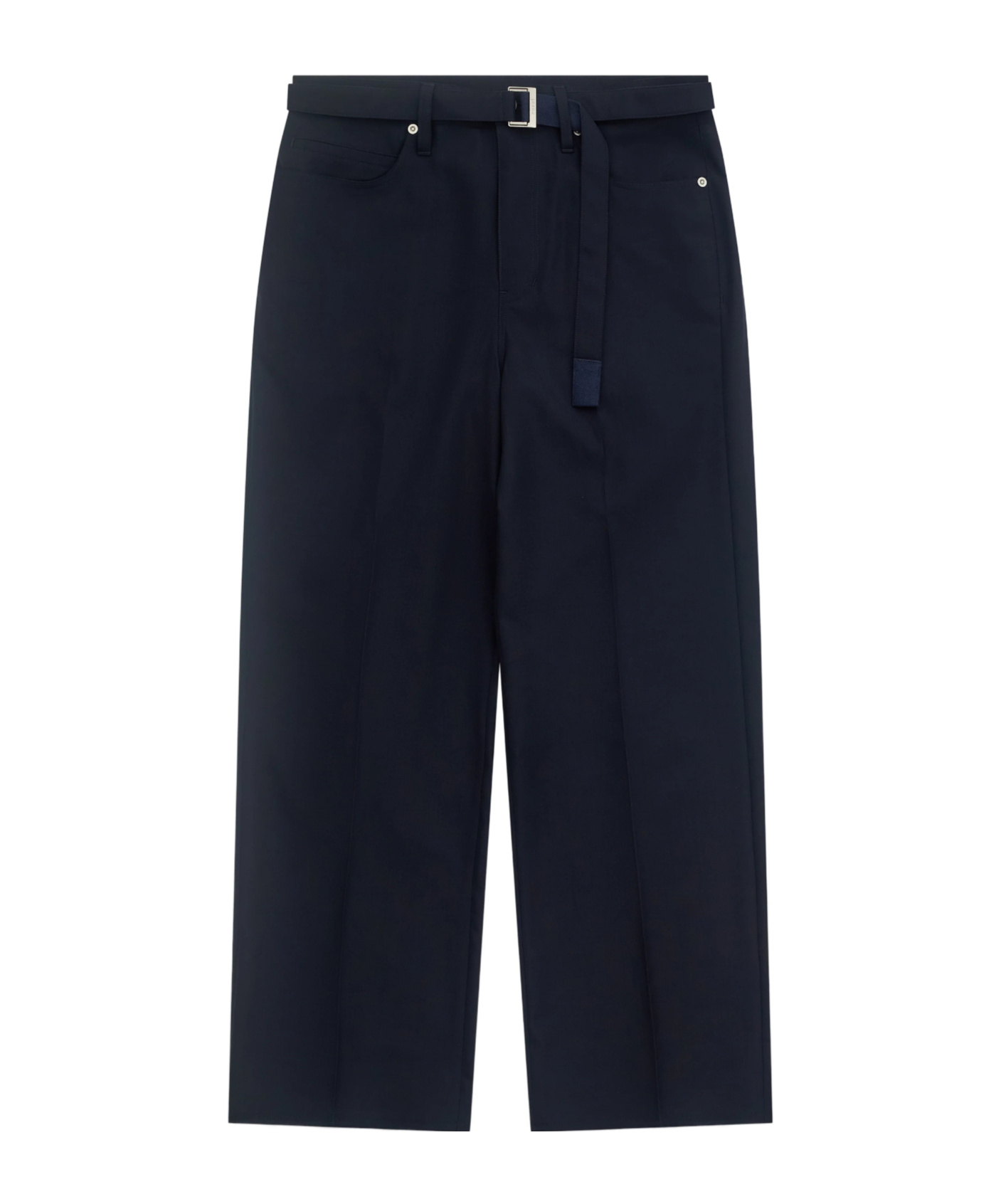 Sacai Belt Loops Slacks In Black