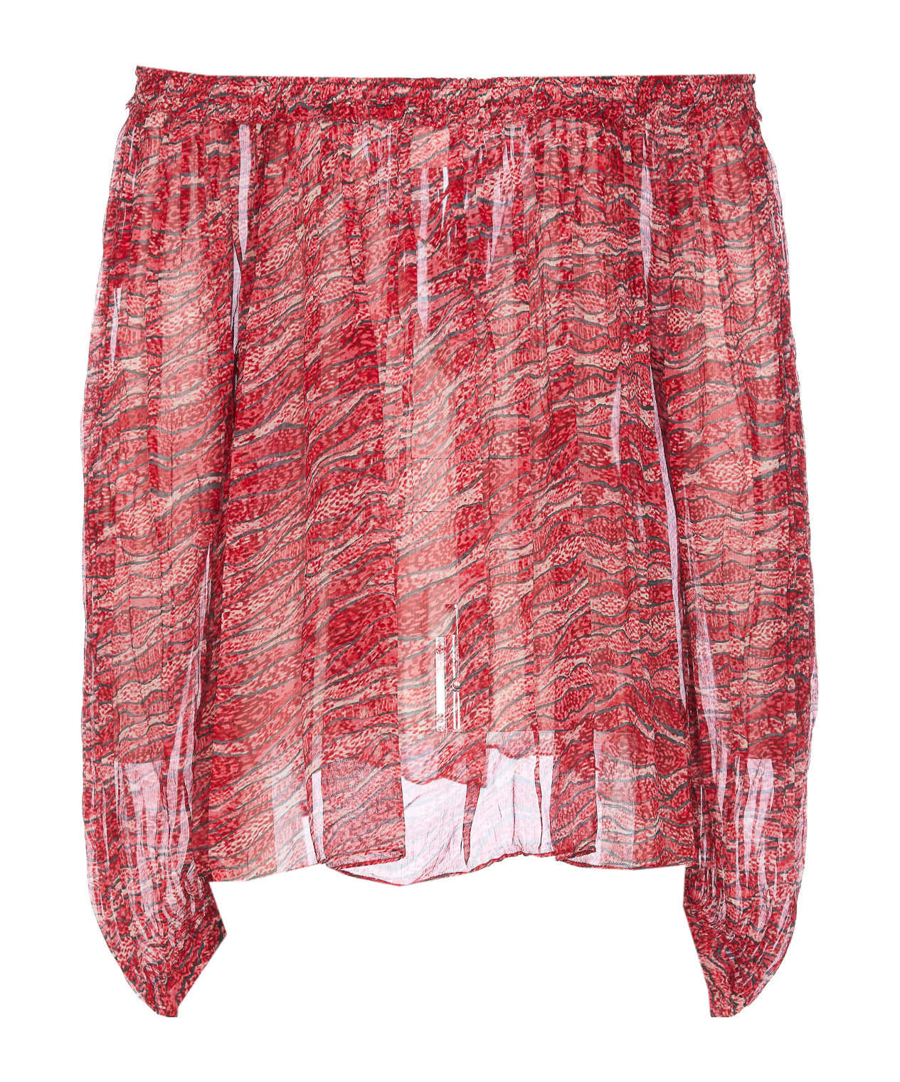Shop Isabel Marant Étoile Vutti Blouse In Red