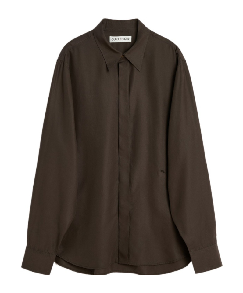 Our Legacy Evening Long-sleeve Shirt In Brown