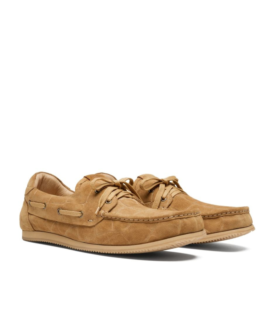 Jacquemus Calf Leather Loafer In Caramel Brown In Brown
