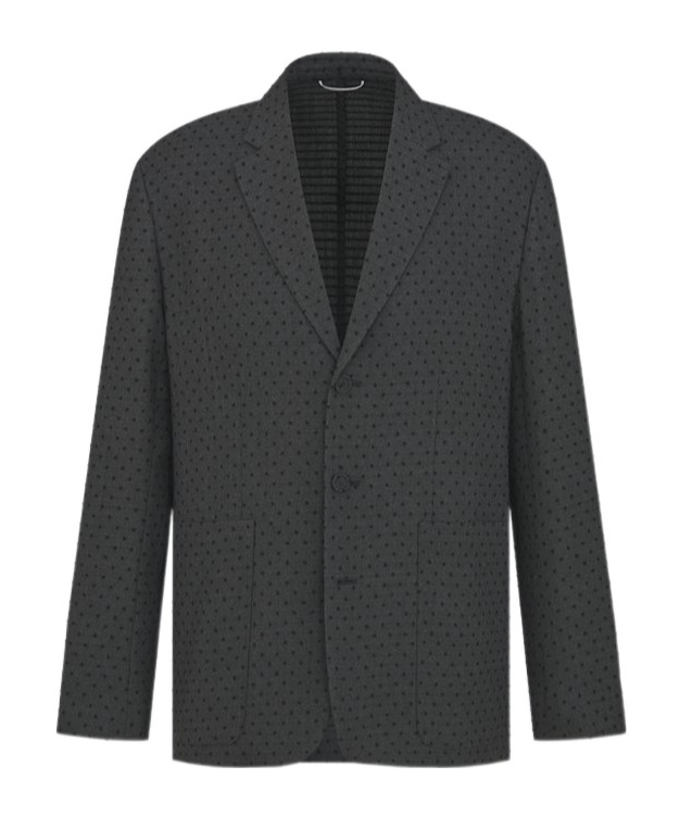 Dior Jacket With Rear Martingale Belt