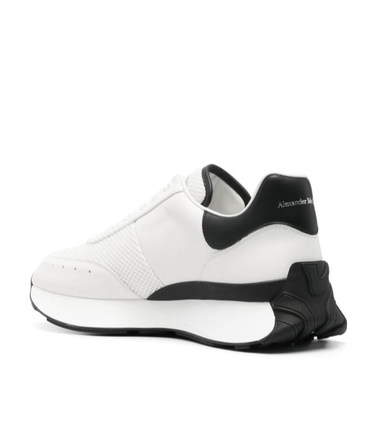 Alexander Mcqueen White Logo Sneakers In White