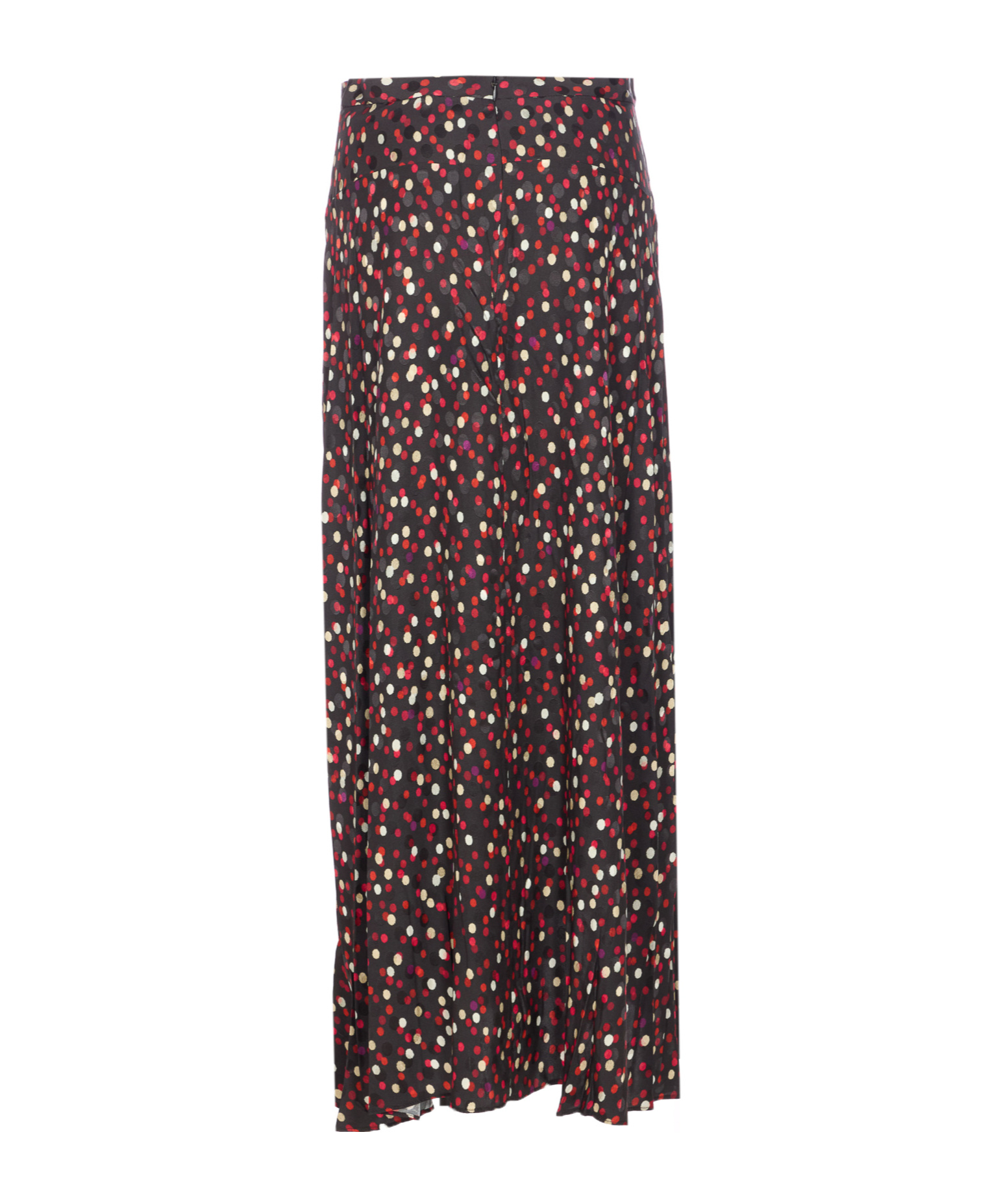 Isabel Marant High Waist Midi Skirt With Split Detail In Purple