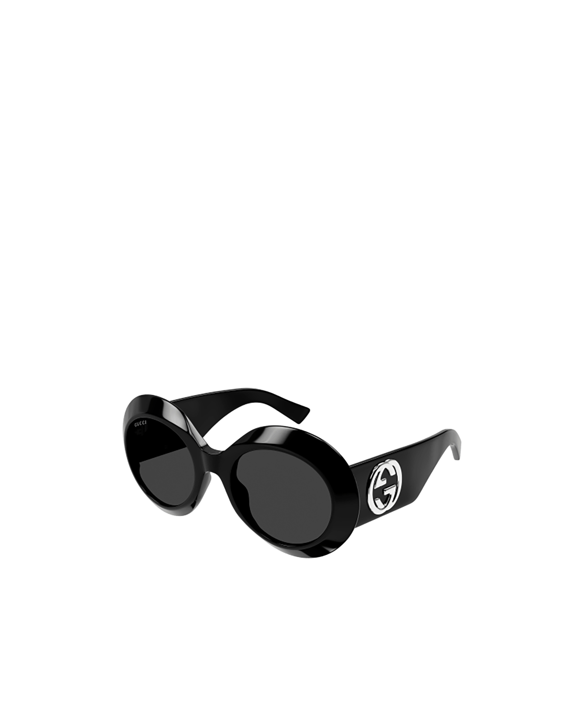 Gucci Eyewear Round Frame Sunglasses In Black