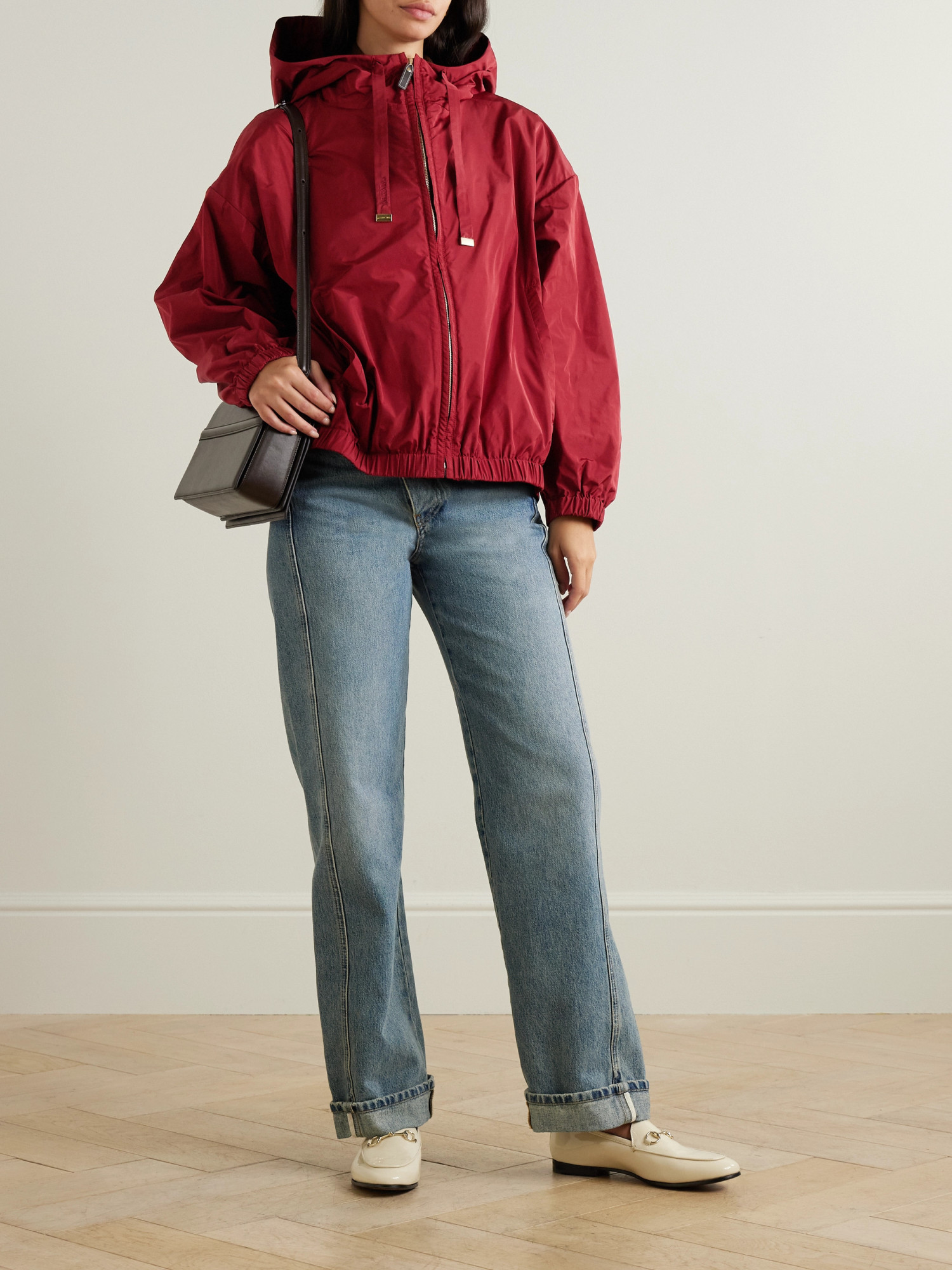 Max Mara Long Sleeve Hooded Casual Jacket