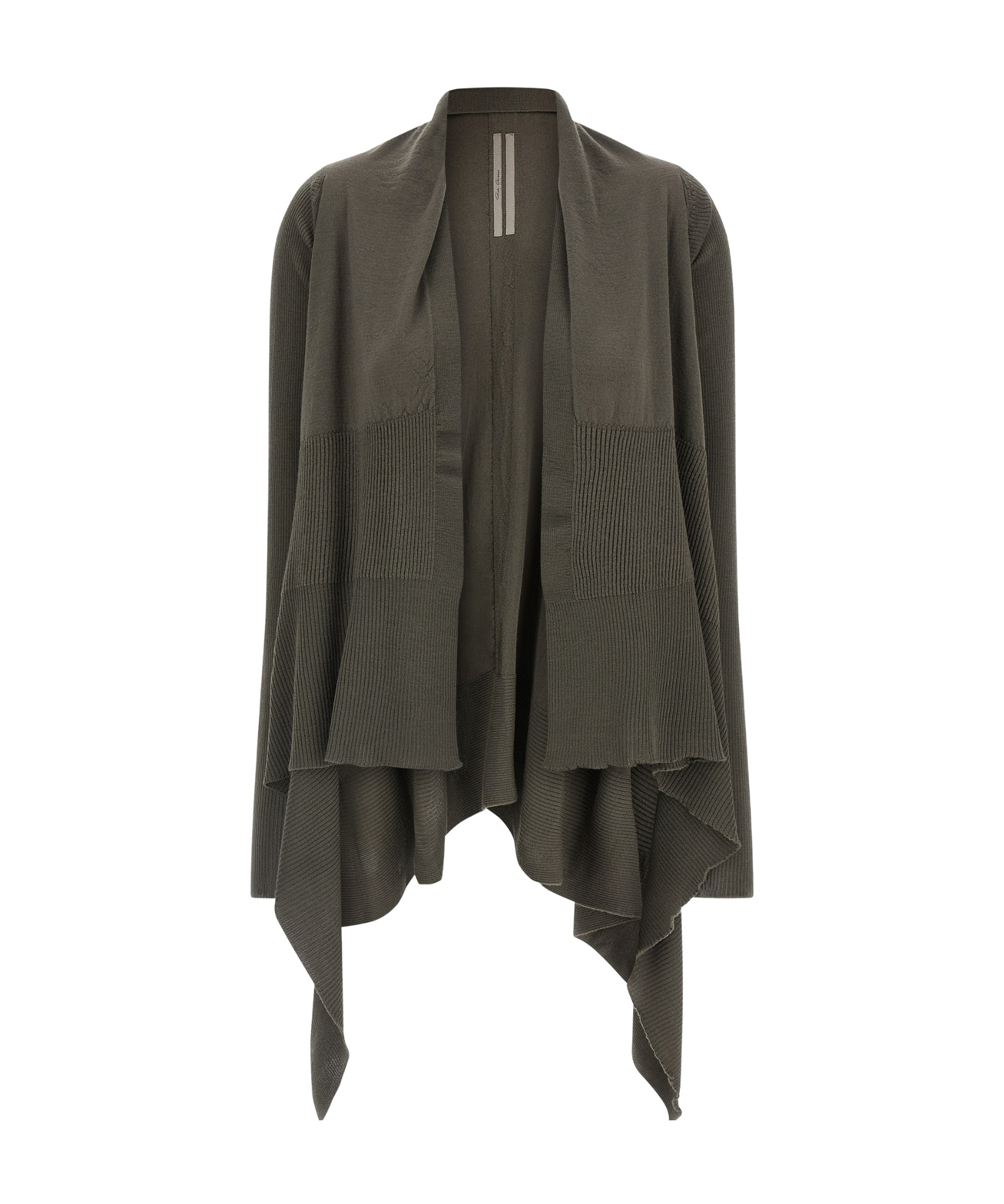 Rick Owens Long-sleeved Cardigan In Black